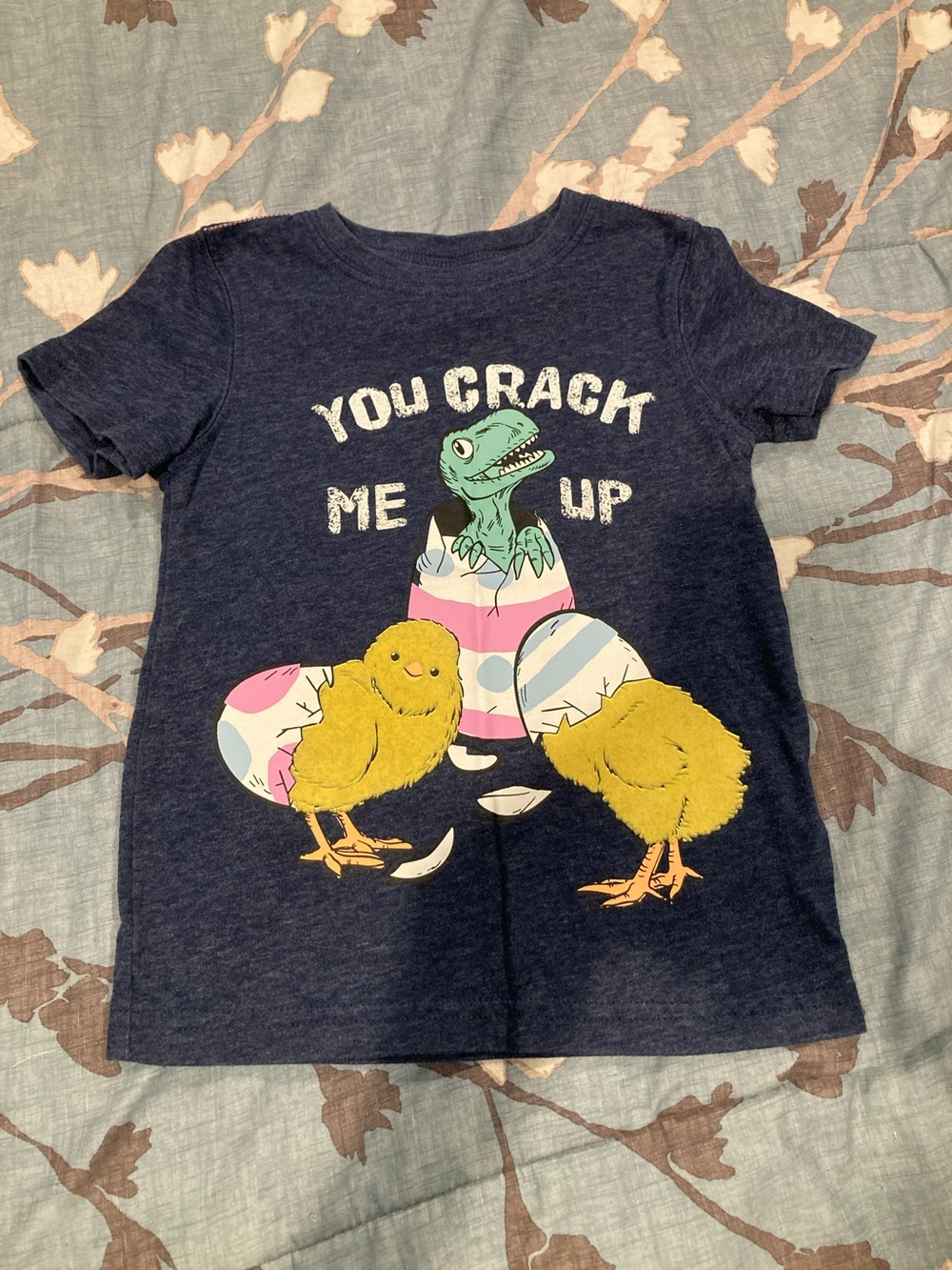 Easter Dinosaur Chick shirt 2T